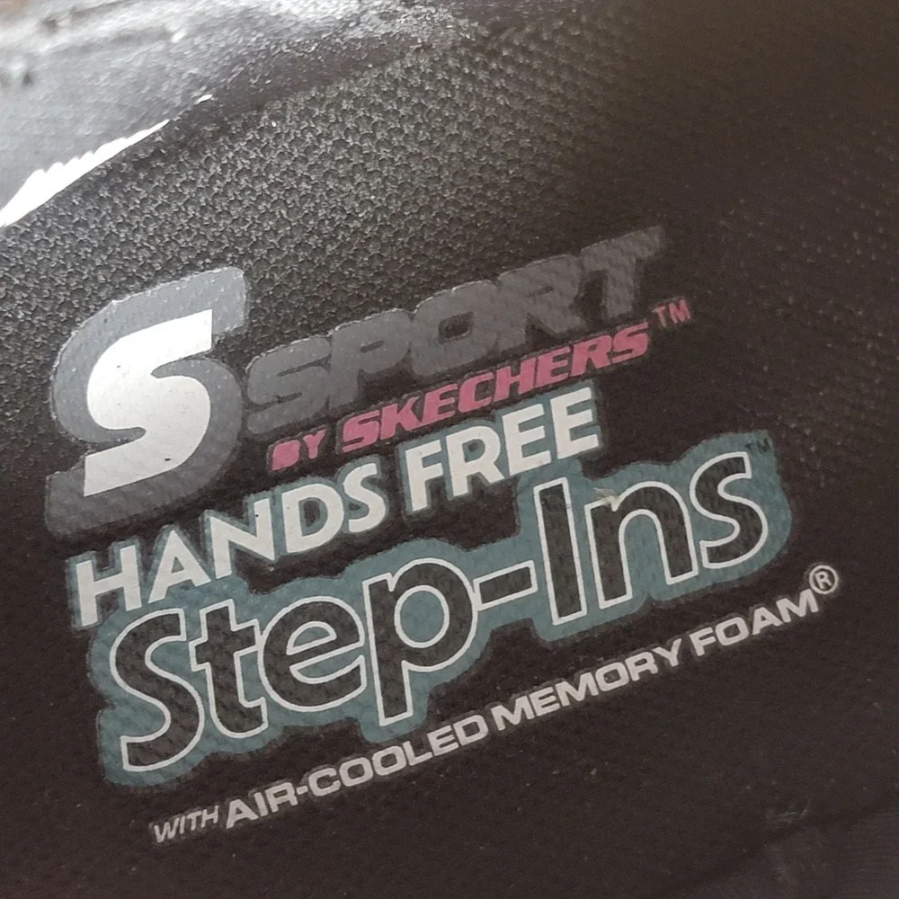 Skechers S Sport Hands Free Syrka Step-Ins Sneakers Memory Foam Black Men's 10